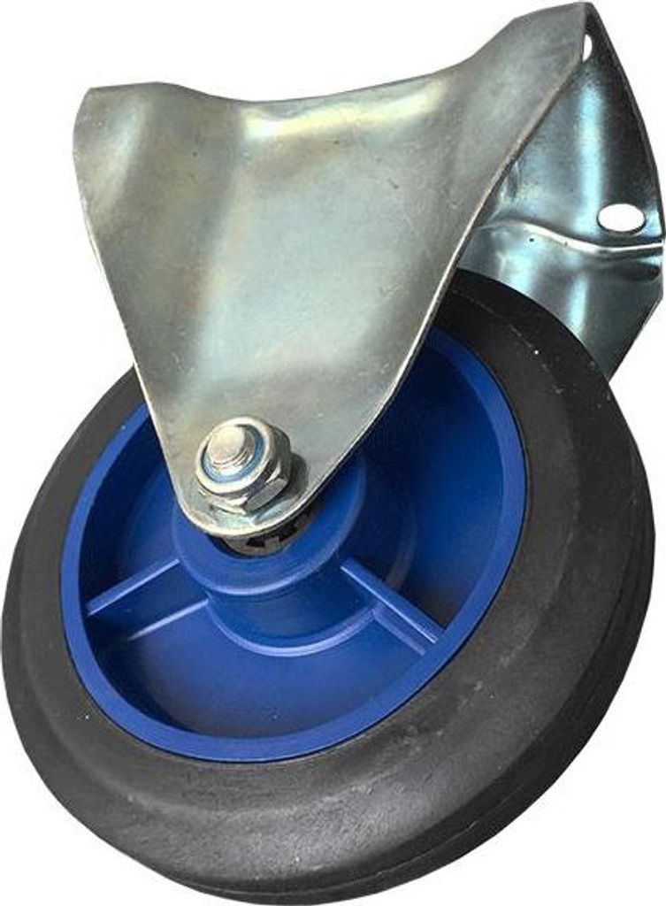 Gummirollen Gummiräder Gummirad Transportrollen 130 mm