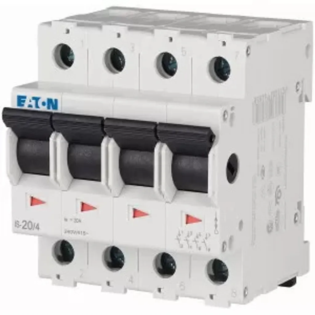 Sectionneur modulaire 20A 4P IS-20/4 276261 Eaton pour tableau
