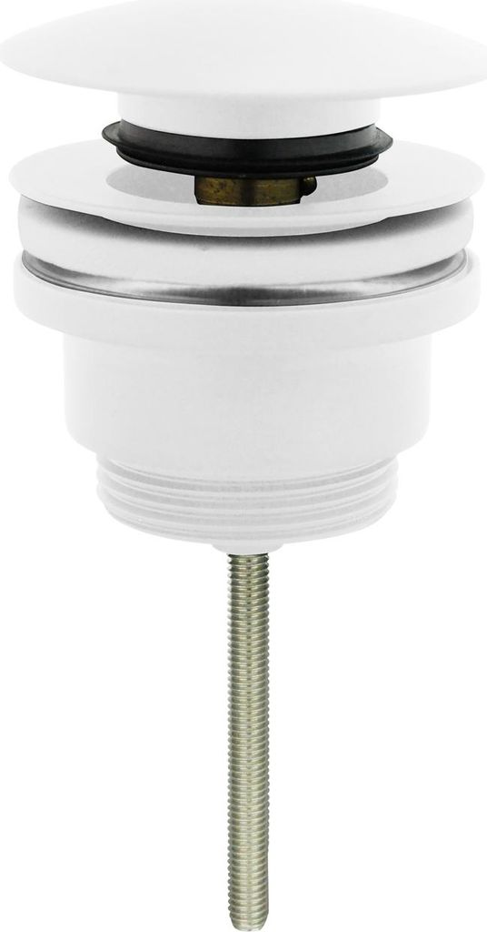 5/4" Universal Klick-Klack Waschtischstöpsel, weiß Produktbild 