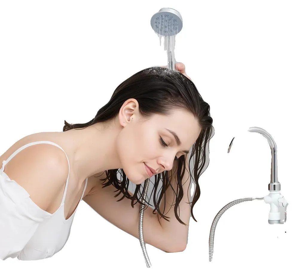 Chauffe-eau électrique instantané 3000W IPX4 avec affichage LCD digital