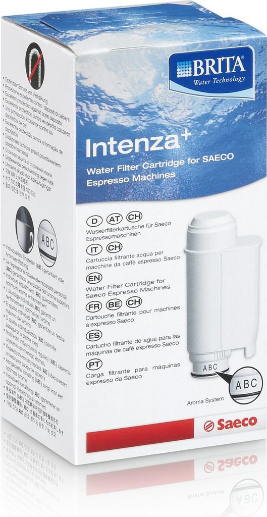 Saeco Brita Intenza RI9113/36 Innovativer weißer Wasserfilter für Kaffeemaschinen