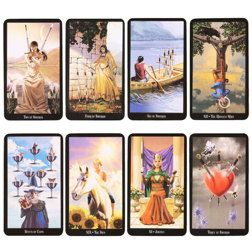 Tarotkarten Orakelkarten Rider Waite Tarot Karten Card Kartendeck Spielkarten DE 