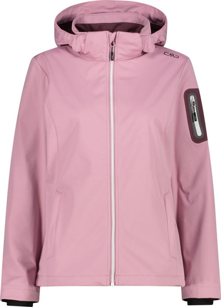 Cmp Woman Jacket Zip Hood Fard 46