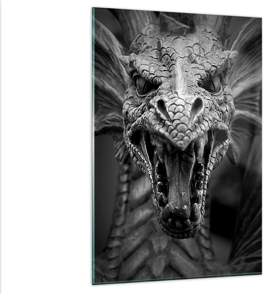 Bilder auf glas - Einteilig - Drache Kreatur Waage - Produktbild 