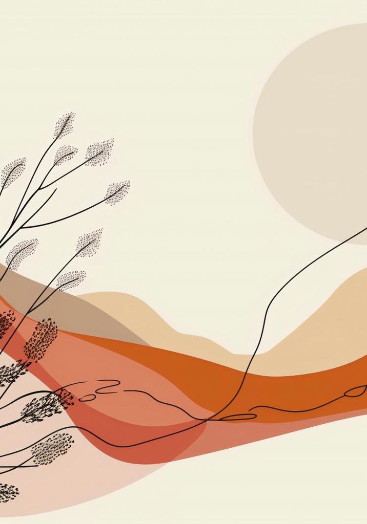 Plakat 70x100cm Wärme der Sonnenuntergänge