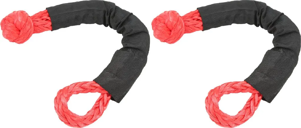 Lot de 2 manilles souples Recovery 35 tonnes pour remorquage de camion