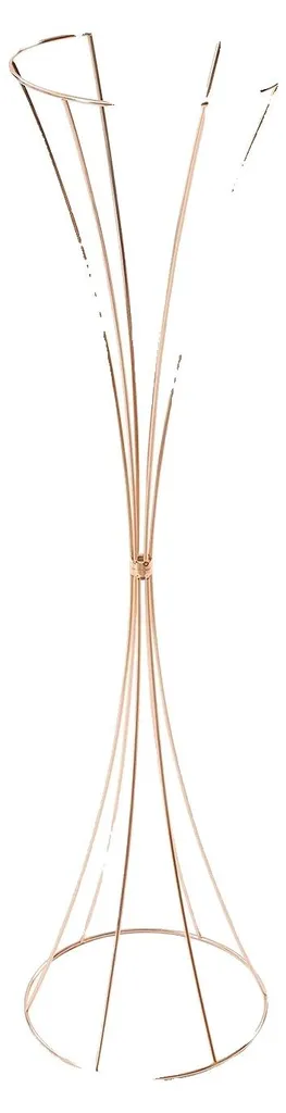 Support de fleurs trompette doré pour décoration de table lot de 10 pièces