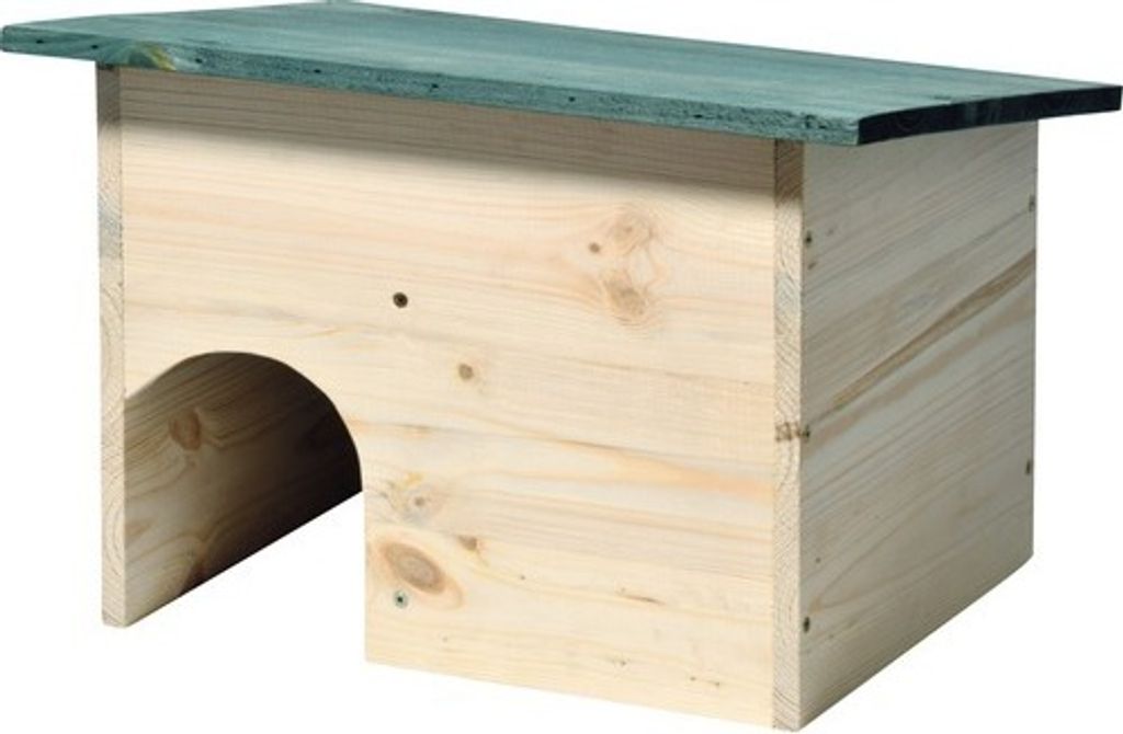 Igelhaus mit Schleuse wetterfest 34,5x24x27 cm Produktbild 