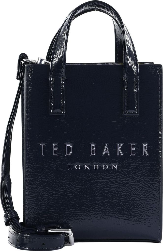 Ted Baker Umhängetasche Cathhy Mini Printed Crinkle Icon Bag Navy dunkelblau