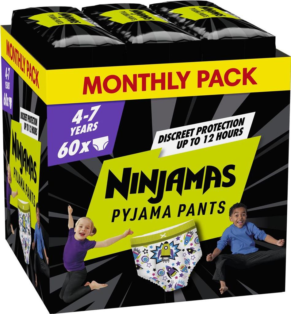NINJAMAS Kalhotky plenkové Pyjama Pants Kosmické lodě, 60 Obrázek produktu 