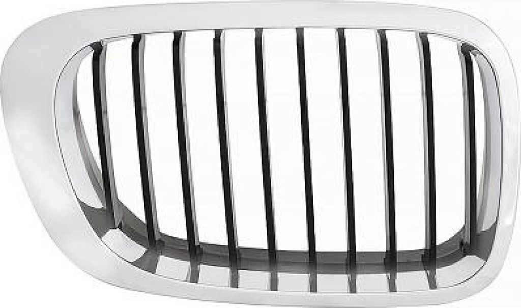 DIEDERICHS 1214240 Kühlergrill Frontgrill für BMW 3 Coupe (E46) Rechts Chrom/Schwarz