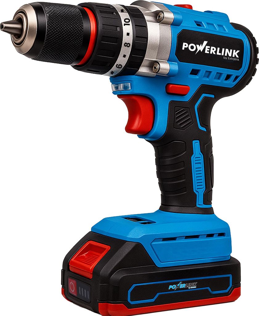 Extralink PWL-CD1002C Perceuse-Visseuse sans Fil 20 V 50 Nm Image du produit  Image générée par une IA