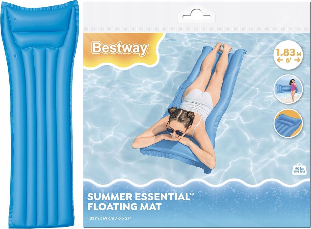 Materac dmuchany Bestway "Matte Finish", 183x69 cm - 4 Zdjęcie produktu 