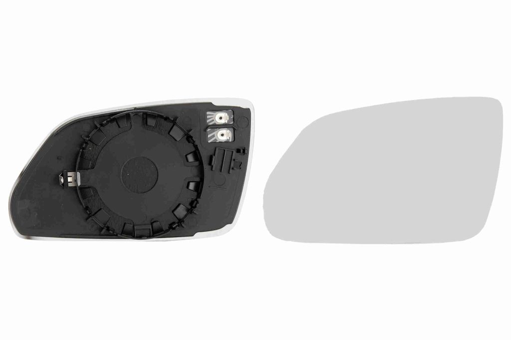 VEMO Spiegelglas Außenspiegel Rechts für VW POLO (9N) Beheizbar Konvex V10-69-0016