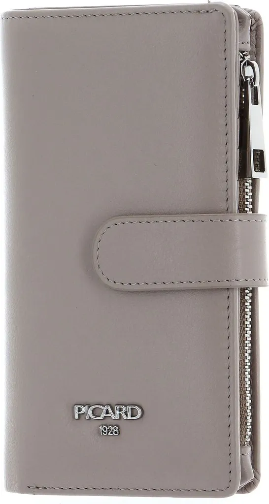Petit portefeuille Bingo Wallet Picard en cuir beige pour femme