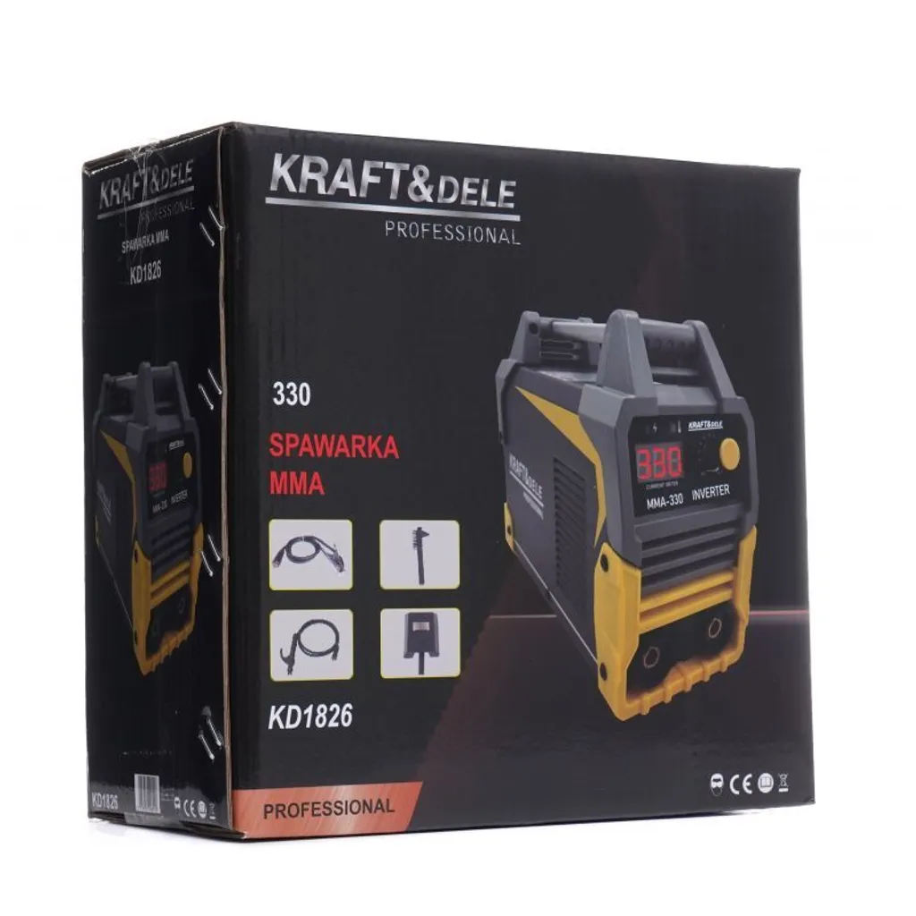 Poste à souder Kraft&Dele 330A KD1826 avec onduleur IGBT robuste - 2