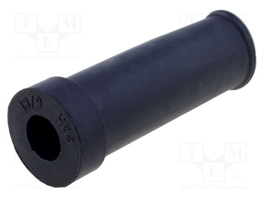 1x Knickschutztülle -20÷80°C schwarz Kautschuk 7,5÷9mm 52002010 Durchführungen