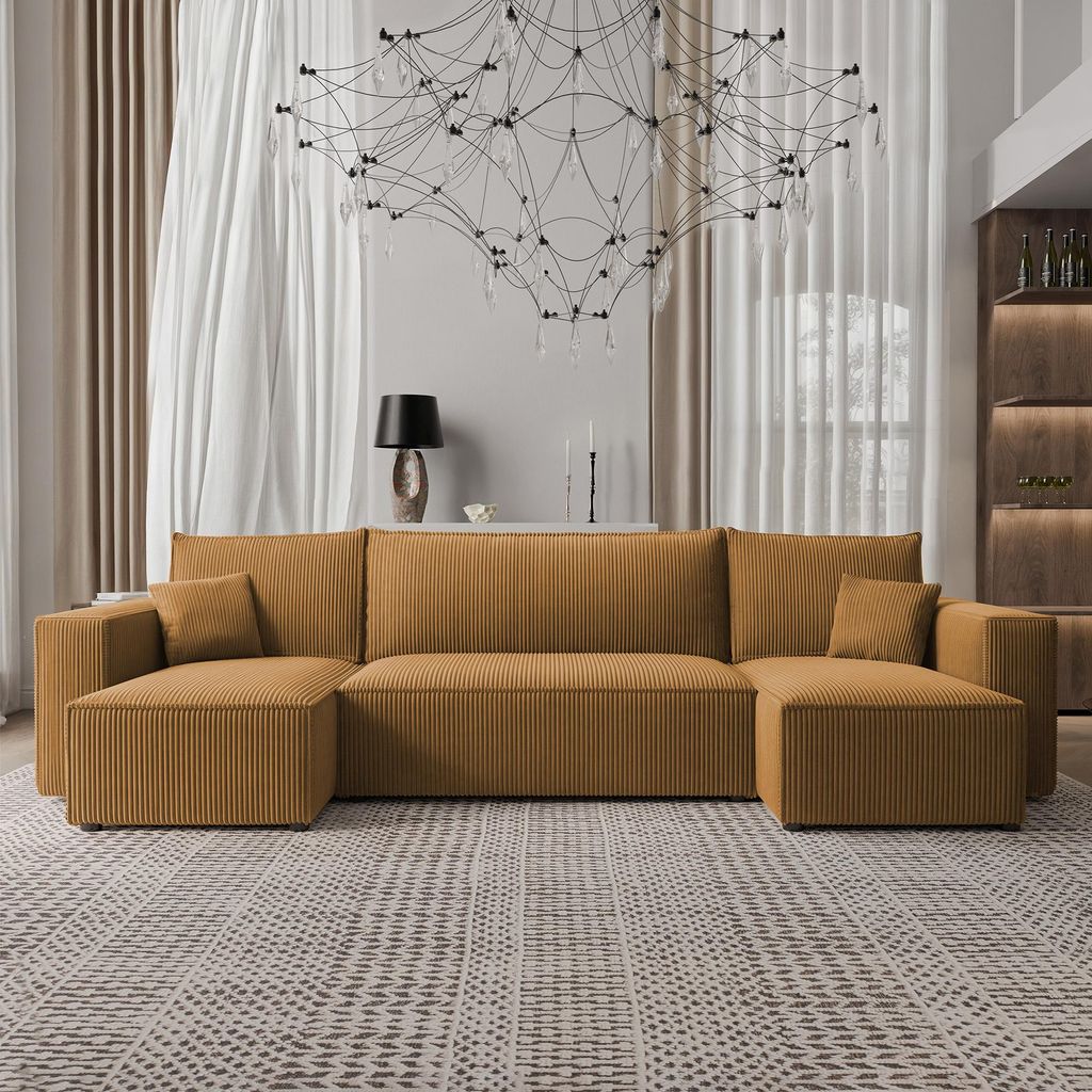 Idohome Ecksofa - Wohnzimmer Sofa mit Schlaffunktion und Produktbild 