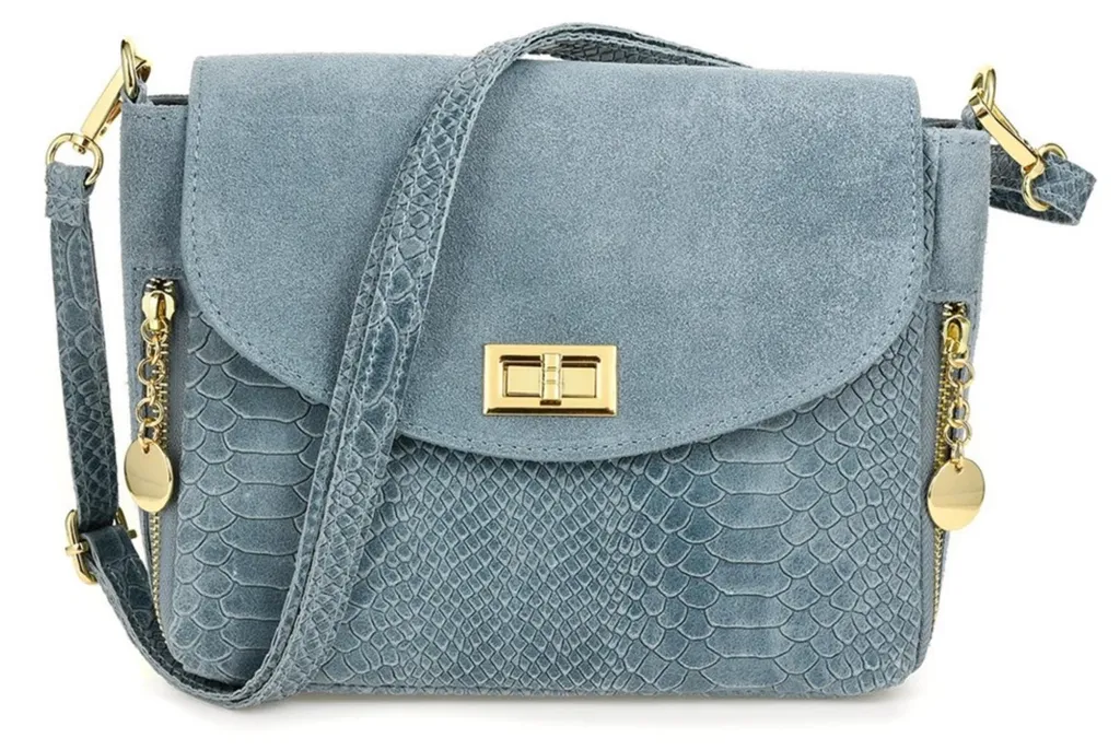 Sac cabas en cuir bleu pour femme Vera Pelle krat96bluejeans tendance