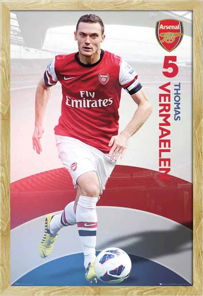 Quadro Arsenal Vermaelen 2012/13 - Cornice Shinsuke Maxi Faggio