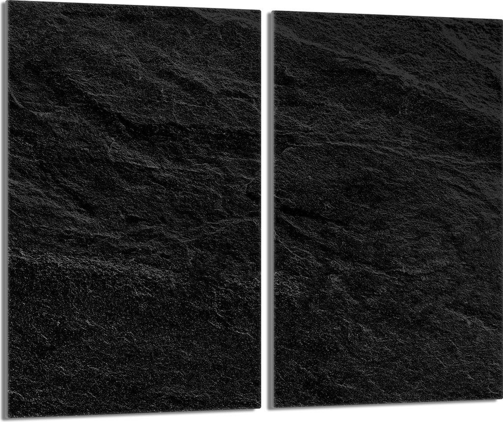 Copripiano Fornelli In Vetro 2 Pezzi Grigio – 30x52 Cm L'uno – Multifunzione Antigraffio
