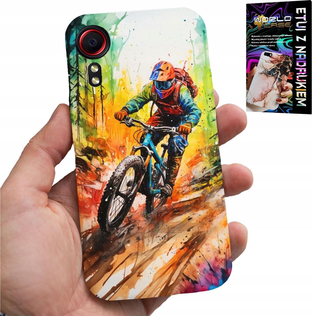 Etui Für Samsung Galaxy Xcover 7 - Mountain Biking Trips Extreme Glass