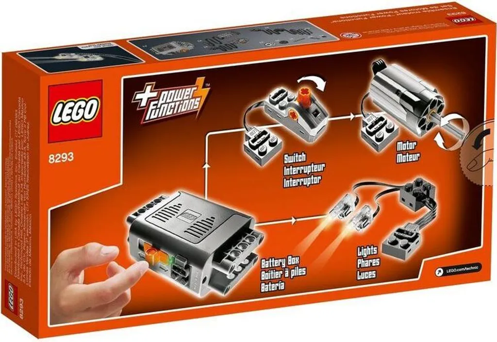 LEGO Technic 8293 Power Functions Ensemble de Motorisation pour Modèles - 7