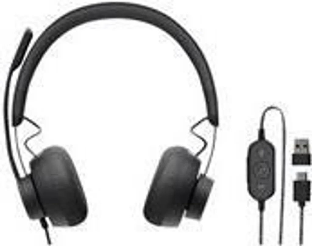 Casque Anti-Bruit Logitech Zone Wired : Éliminez les Distractions USB-C - 24