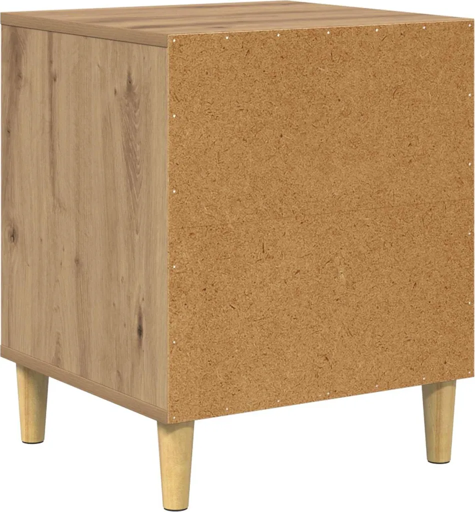 vidaXL Casetta per gatti artigianale in rovere 42,5 x 40 x 53 cm Materiale a base di legno - 7