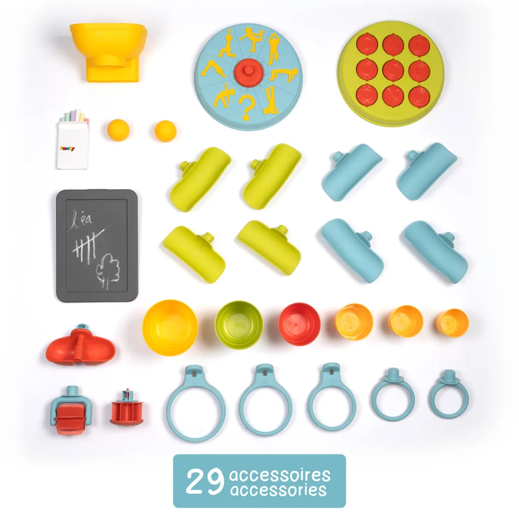 Mur d'activités Smoby traité anti-UV avec circuit d'eau modulable - 9