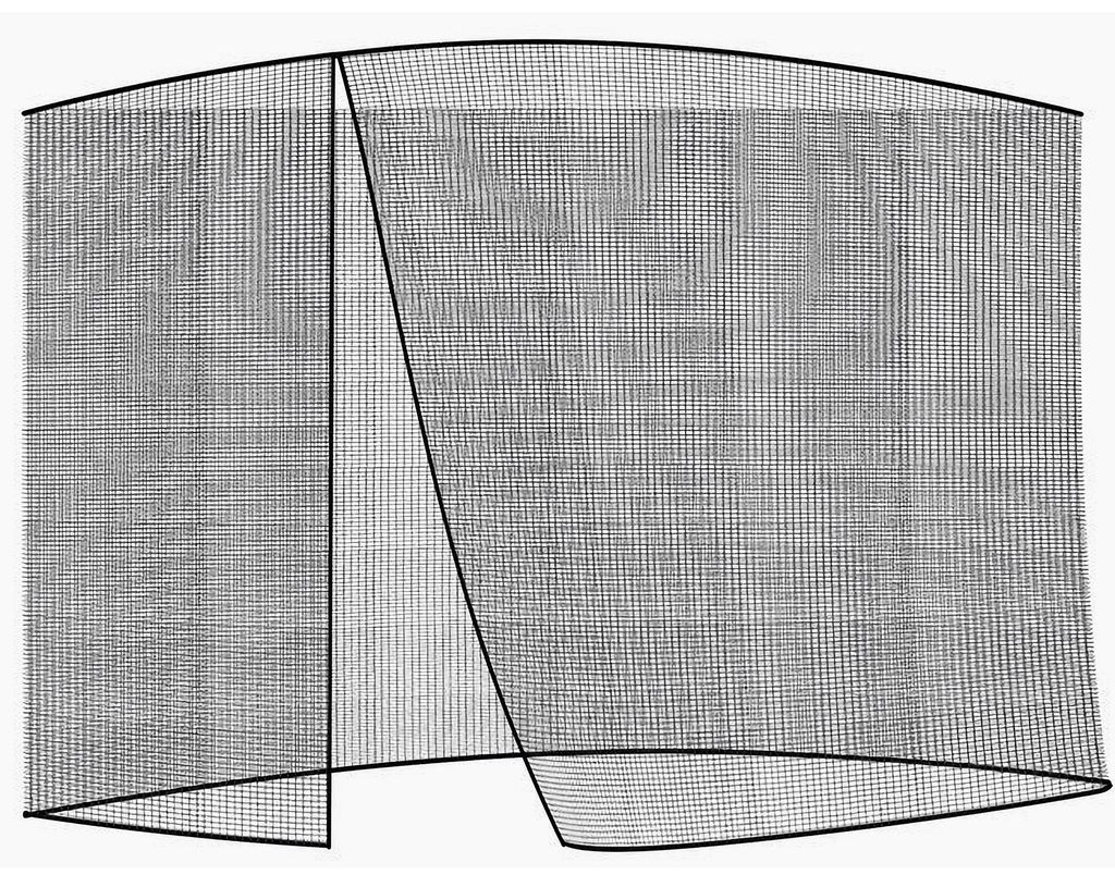 NYVI Moskitonetz für Sonnenschirme Ø 350 cm - Schwarz, mit Produktbild 