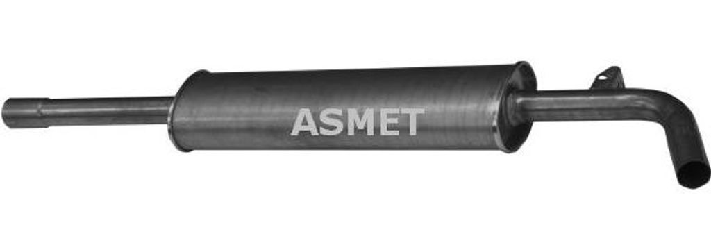 ASMET 10103 Mittelschalldämpfer OE 8200276005 kompatibel mit Megane, Scenic