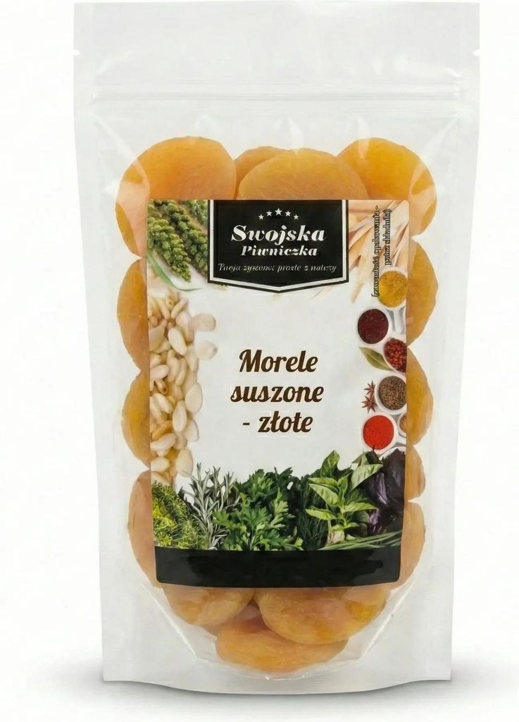 GETROCKNETE APRIKOSEN OHNE KERNE – GOLDENE APRIKOSEN 250 g – SWOJSKA PIWNICZKA