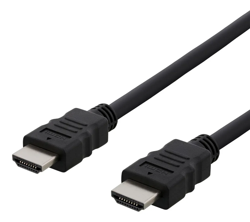 Cavo HDMI 1m DELTACO Nero - Design Compatto e Performance 4K UHD