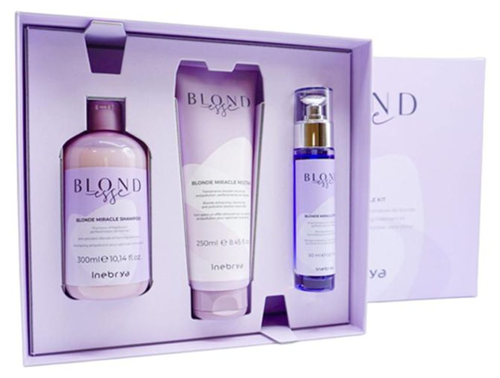 Inebrya BLONDesse Blonde Miracle Kit – 3-teiliges Set Produktbild 