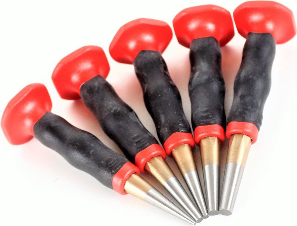 RENNSTEIG Durchtreiber Set 5 teilig mit Hand...