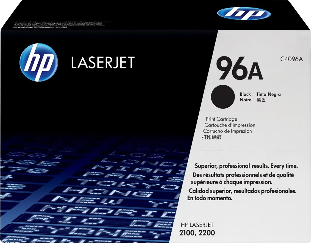Toner noir HP C4096A pour imprimante LaserJet 2100 et 2200 haute qualité