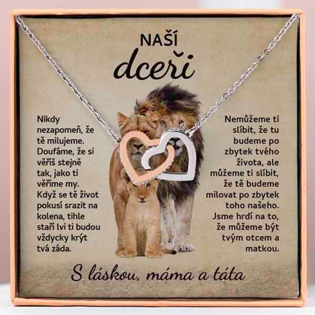 Lovilion Náramek "Vždy mě měj ve svém srdci" - NAMI_HEARTS Obrázek produktu 1