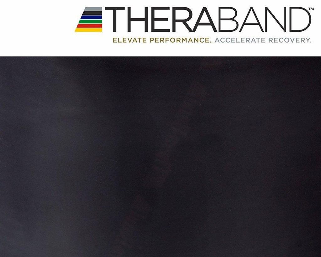 Thera-Band® 2,5m SCHWARZ Besonders Schwer Gymnastikband Produktbild 