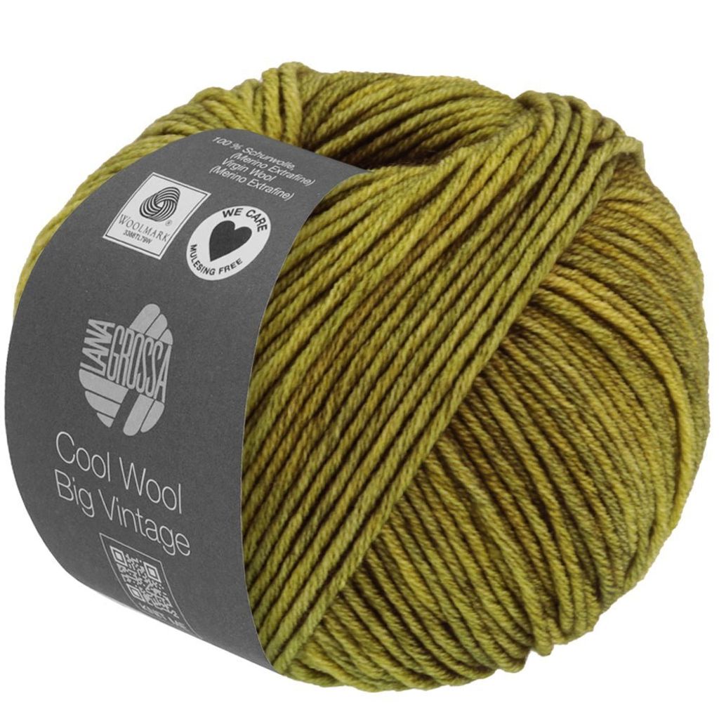 Lana Grossa - Cool Wool Big Vintage 7161 oliv Produktbild 