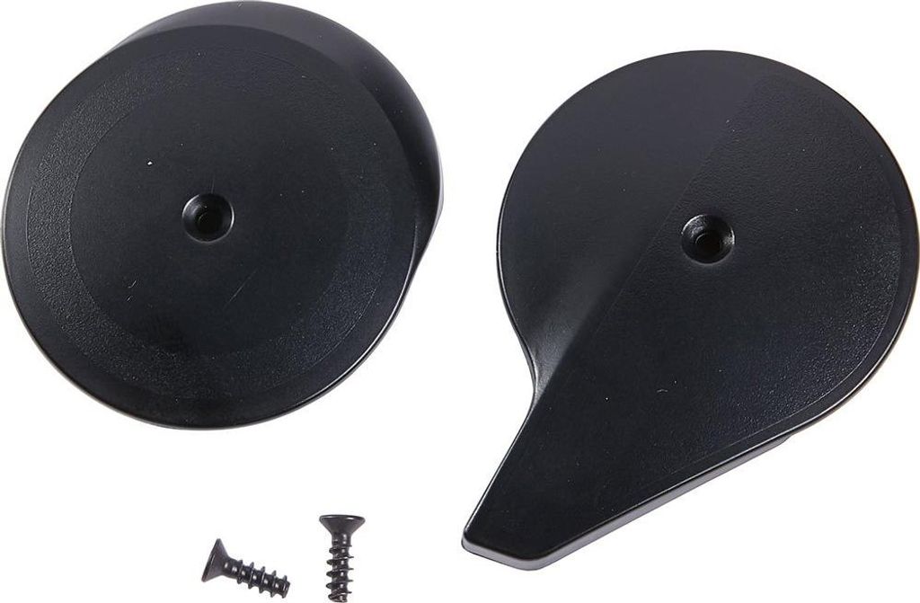 Shark D Skwal Helm-schraubenabdeckungen Schwarz Schwarz One Size