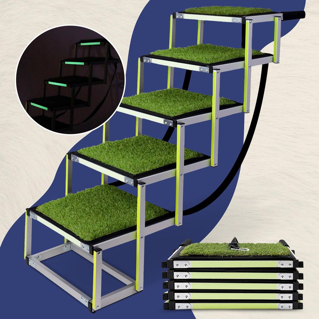 Escalier pliable pour chien - Escalier pour grands chiens - Image du produit 