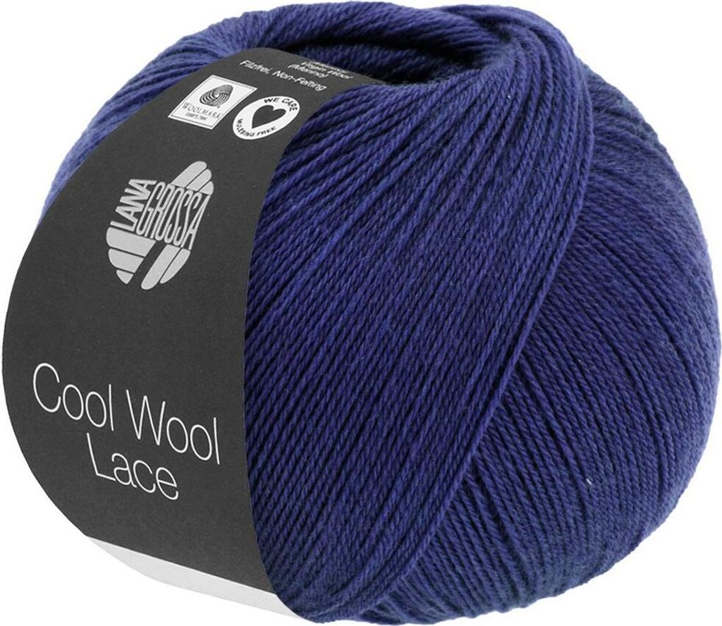 Lana Grossa - Cool Wool Lace 0053 marine Produktbild 