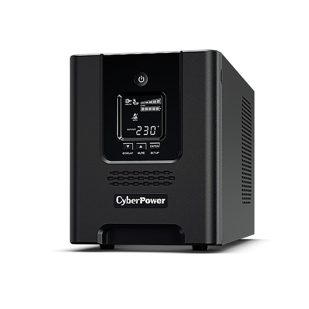CyberPower PR2200ELCDSXL Line-Interactive USV 2200VA/1980W Tower, Reine Sinuswelle, AVR, LCD, Ausgang (8) IEC, RS232, USB (HID), EPO, Expansion Por...