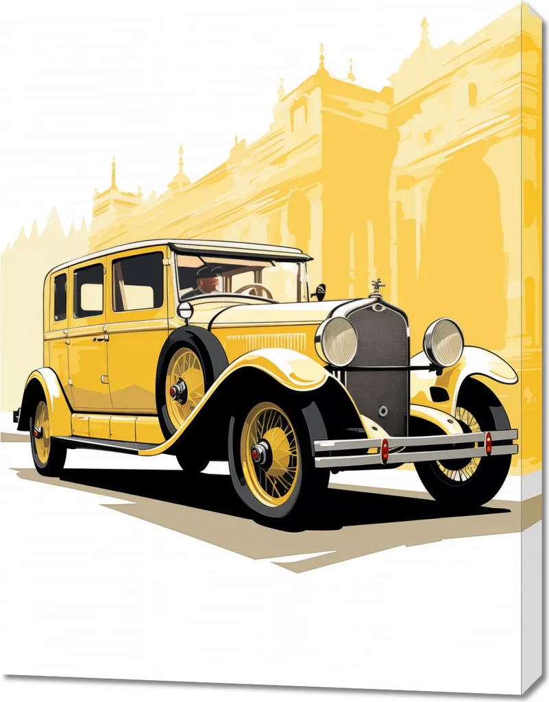 Affiche Automobile Historique 70x90 cm - Impression Haute Résolution
