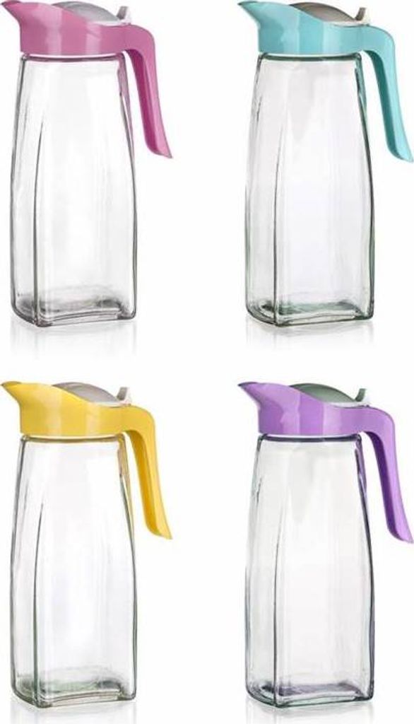 BANKETT Krug Glas EIN GESCHENK 1,5 l, Farbmischung, Anzeige 12 St.