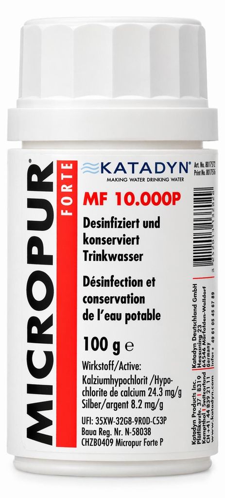 Micropur forte MF 10000p Pulver 100 g Produktbild 