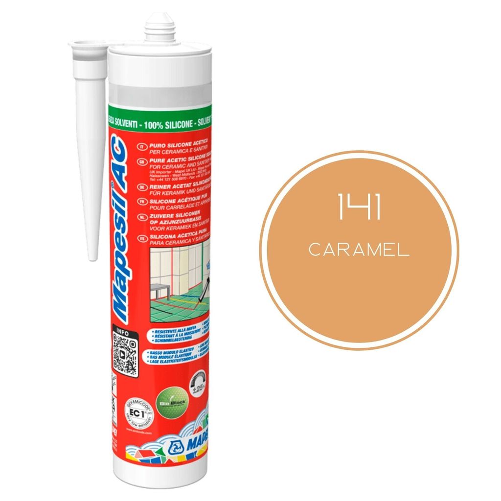 MAPEI® MAPESIL AC 1-Komponenten Fugen-Silikon 141 caramel Produktbild 