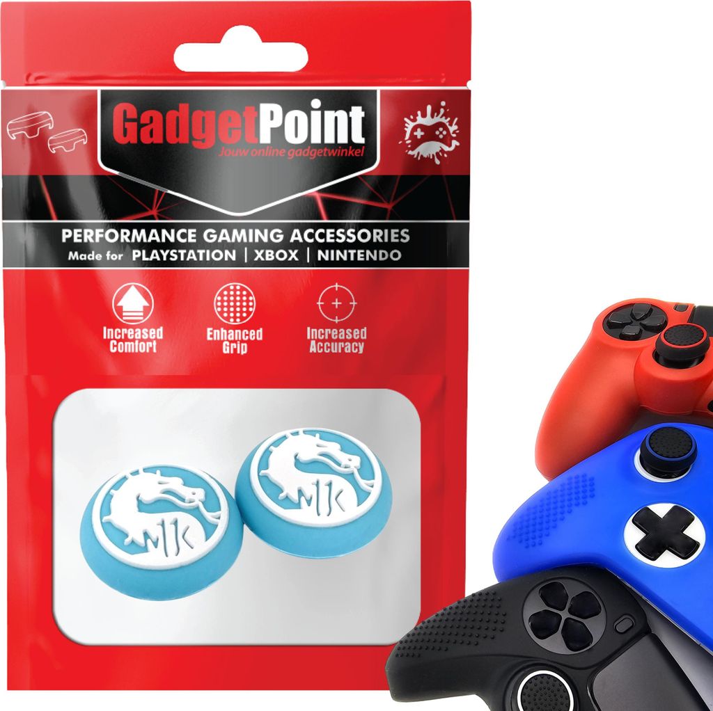 Thumbgrips - Thumb Grips voor PlayStation, PS5, Xbox X/S, One & Switch Pro Controller - Gaming Thumbgrips - Performance Anti-Slip Thumbsticks - Bes...