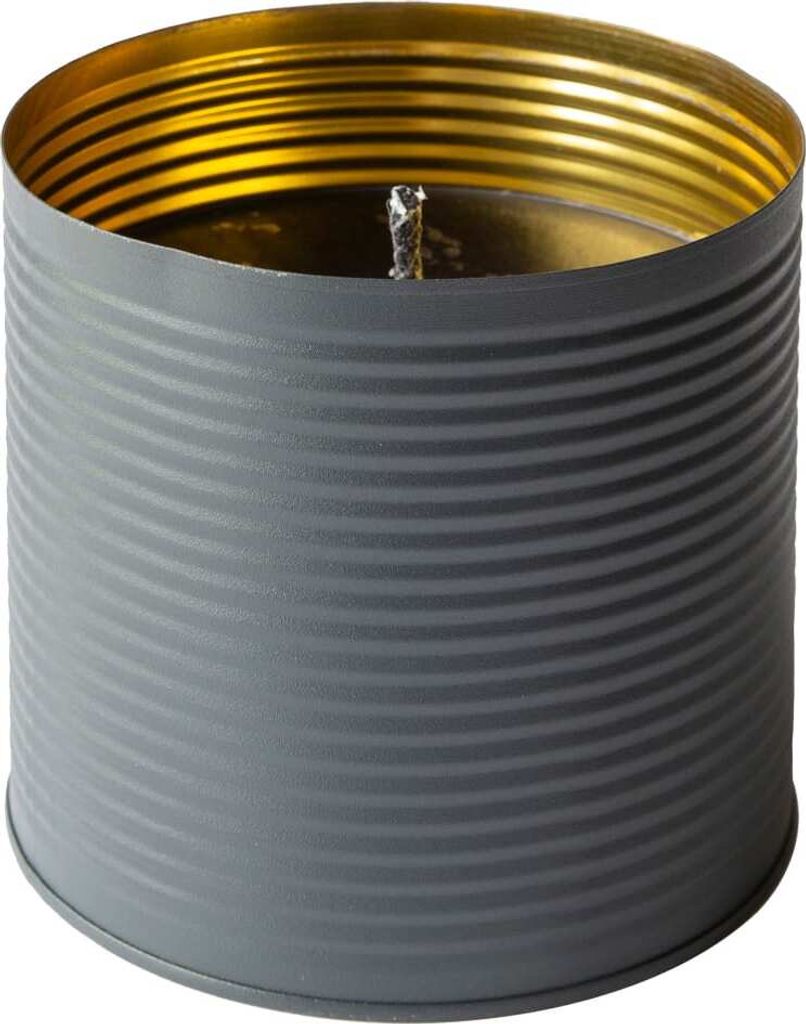 Living by Heart Outdoor Candle Kerze GRAU matt | Ø 10x15cm